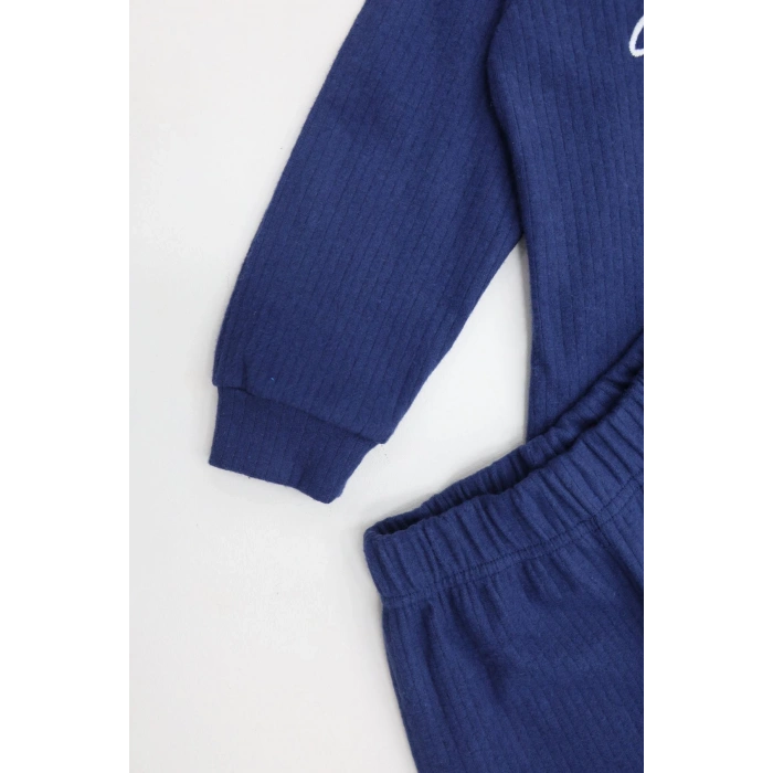 5-12 Yaş İnterlok Fitilli Takım Lacivert - 52184.1567.