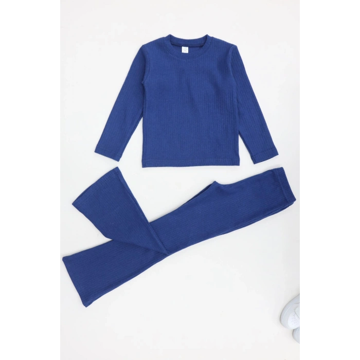 5-12 Yaş İnterlok Fitilli Takım Lacivert - 52185.1567.