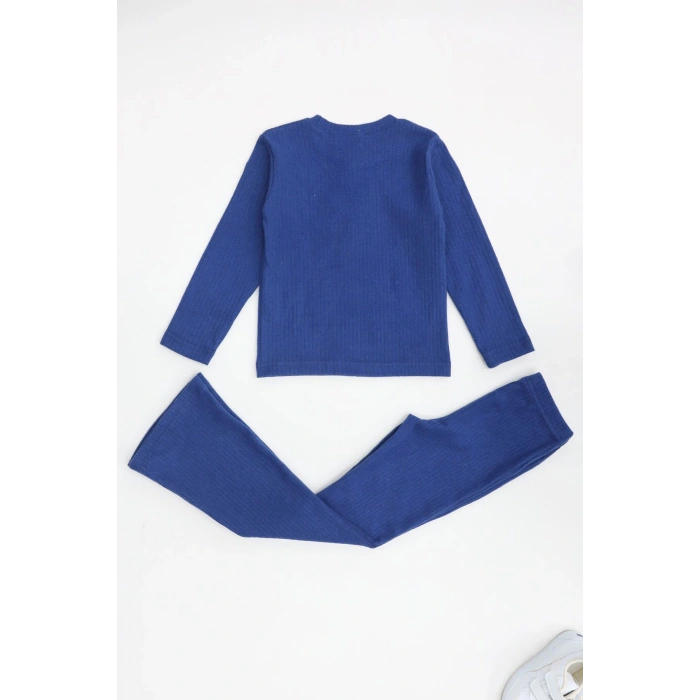 5-12 Yaş İnterlok Fitilli Takım Lacivert - 52185.1567.