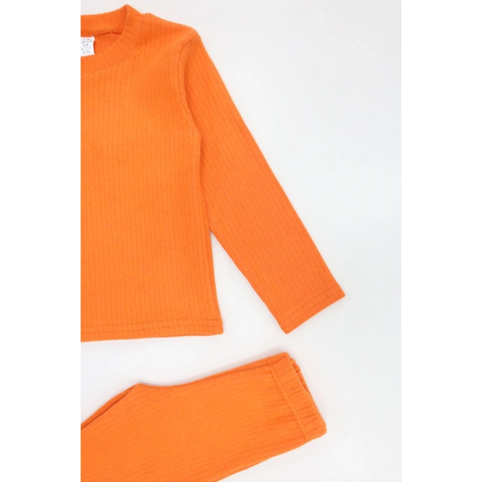 5-12 Yaş İnterlok Fitilli Takım Turuncu - 52181.1567.