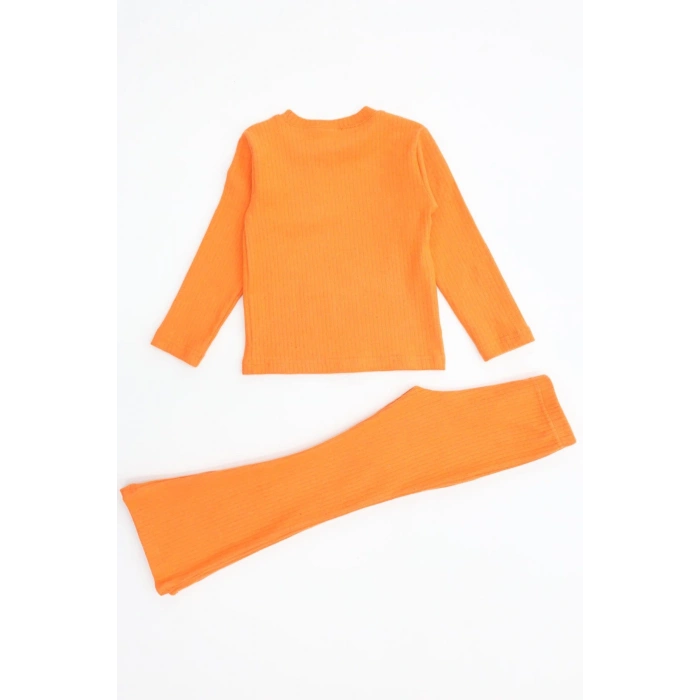 5-12 Yaş İnterlok Fitilli Takım Turuncu - 52185.1567.