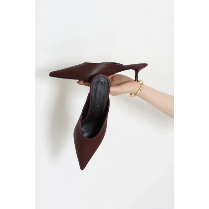 5 Cm Topuklu Ayakkabı Bordoderi - 32006.264.