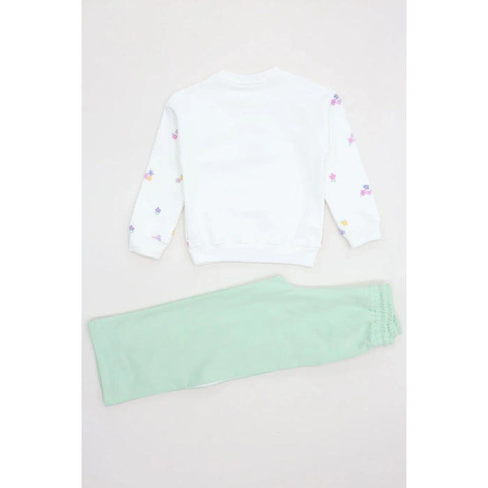 6-9 Yaş 2 İplik Şardonlu Çocuk Takım Çağla - 6264369.1576.