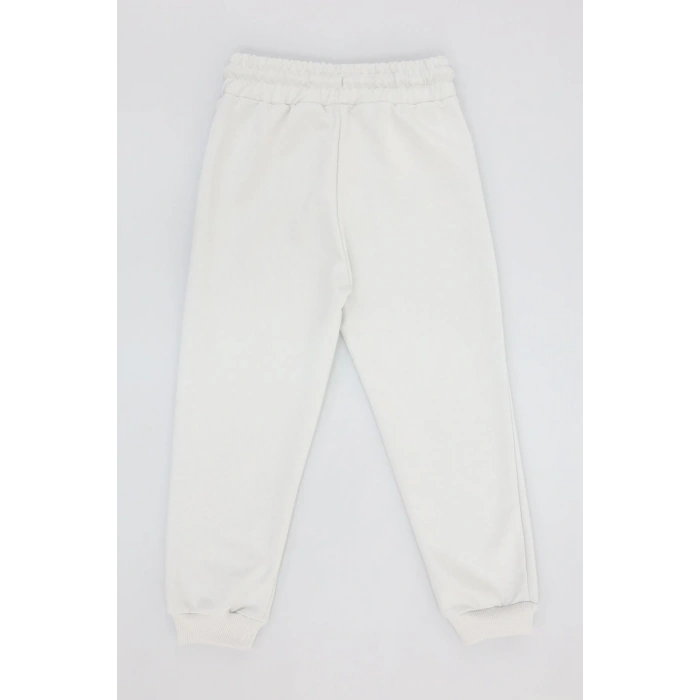 6-9 Yaş 2 İplik Şardonsuz Eşofman Altı Gri - 2260015.1576.