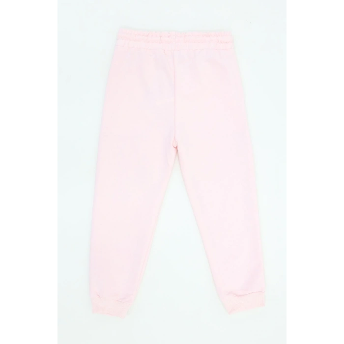 6-9 Yaş 2 İplik Şardonsuz Eşofman Altı Pembe - 6260030.1576.