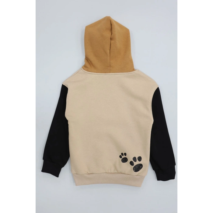 6-9 Yaş 3 İplik Şardonlu Sweat Hardal - 2264009.1576.