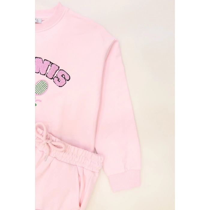 6-9 Yaş Şardonlu Yumoş Kumaş Takım Açıkpembe - 6264361.1576.
