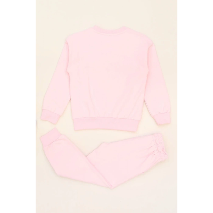 6-9 Yaş Şardonlu Yumoş Kumaş Takım Açıkpembe - 6264361.1576.