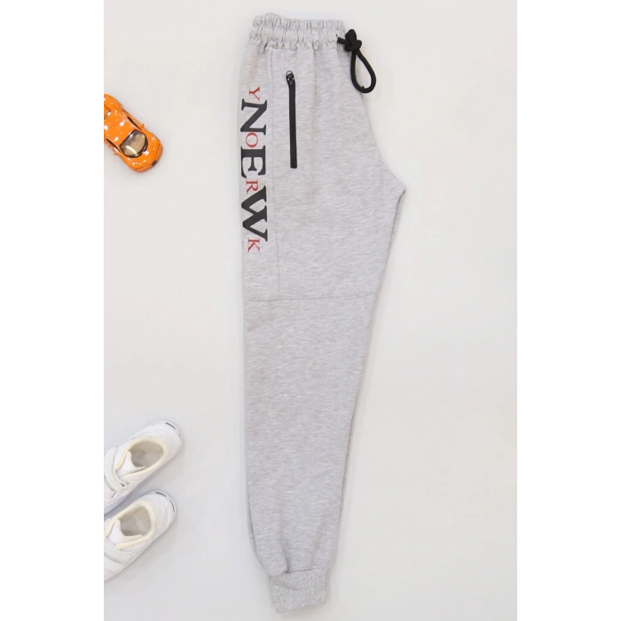 8-16 Yaş 2 İplik Likralı Eşofman Altı Dumangri - 42184.2066.