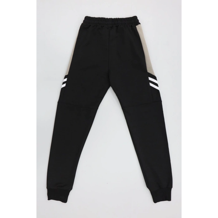 8-16 Yaş 2 İplik Likralı Eşofman Altı Siyahvizon - 52174.2066.