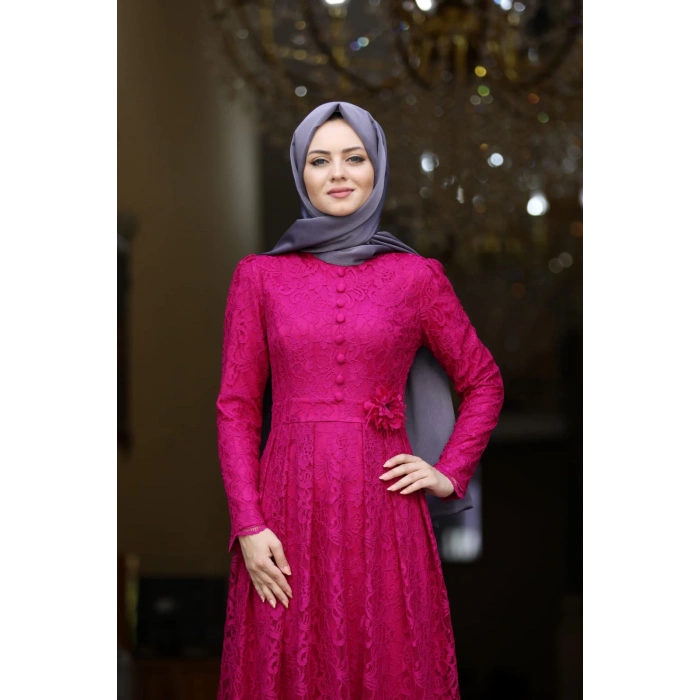 Ahunisa Henna Abiye Fuşya 5646