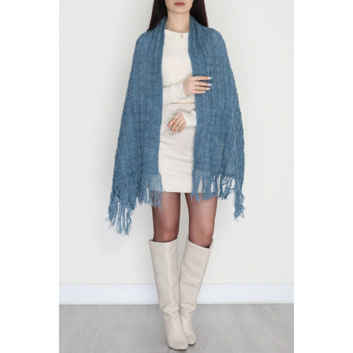 Akrilik Şal Okyanusmavisi - 70468.1736.