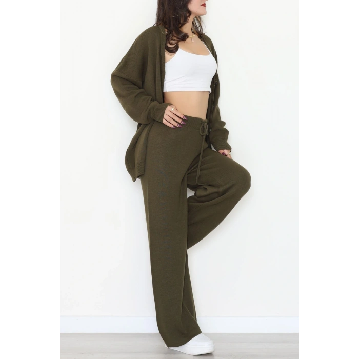 Akrilik Triko Takım Haki - 31065.1766.