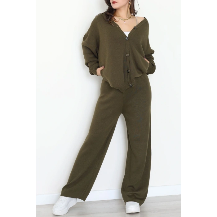 Akrilik Triko Takım Haki - 31065.1766.