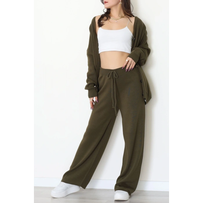 Akrilik Triko Takım Haki - 31065.1766.