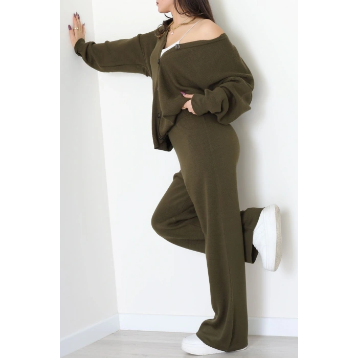 Akrilik Triko Takım Haki - 31065.1766.