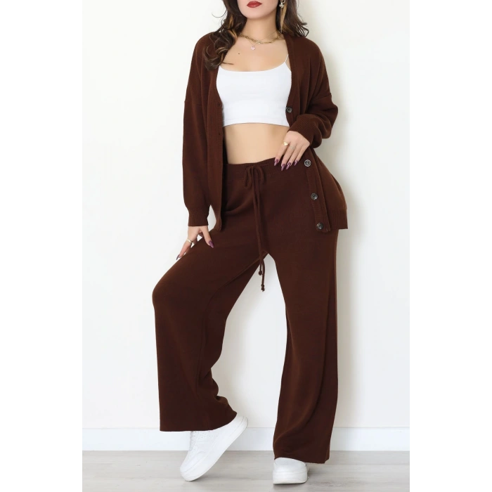 Akrilik Triko Takım Kahve - 31065.1766.