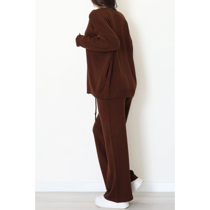 Akrilik Triko Takım Kahve - 31065.1766.