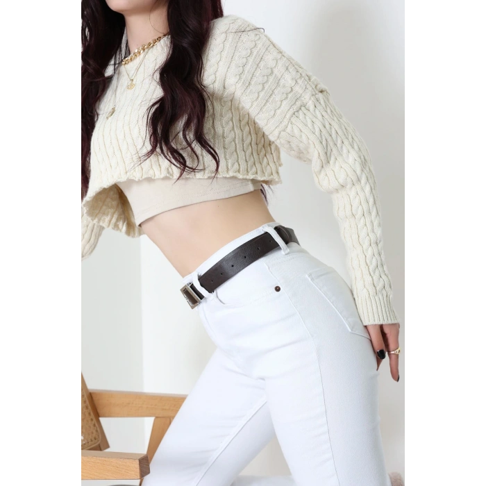 Aksesuar Kemer Acıkahve1 - 10105.1794.