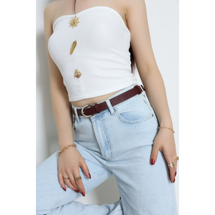 Aksesuar Kemer Bordo - 31794.1794.