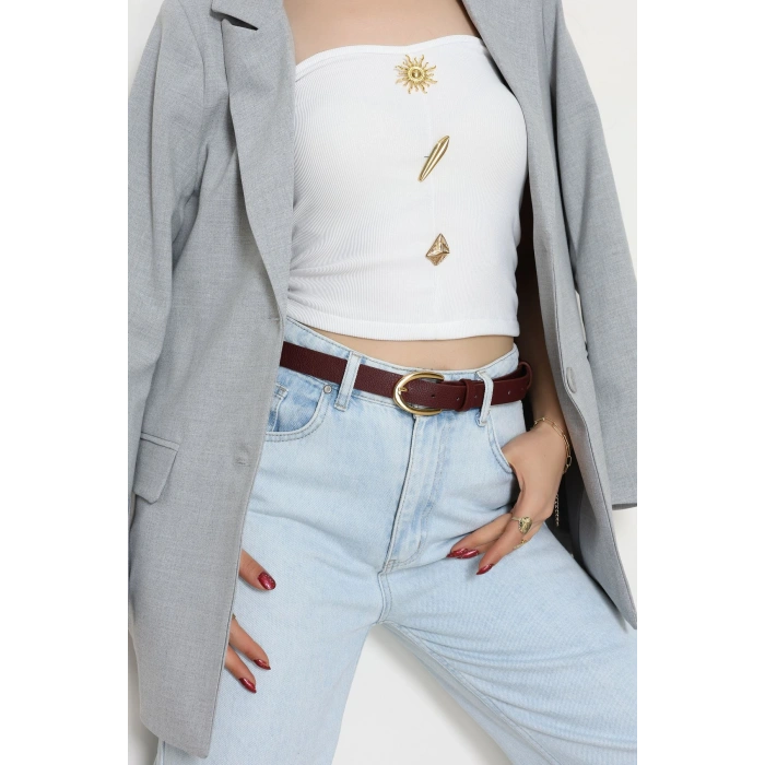 Aksesuar Kemer Bordo - 31795.1794.