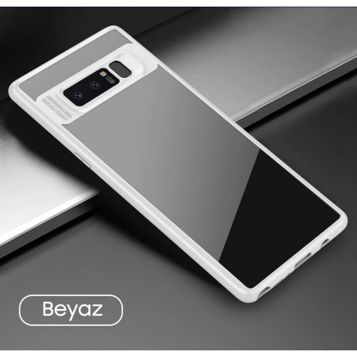 Ally Galaxy Note 8 Darbeya Dayanıklı Şeffaf Silikon Kılıf-(1903)