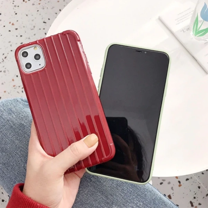 Ally İphone 11 Pro Max 6.5 İnch Trunk Lines ince Soft Silikon Kılıf-(1903)