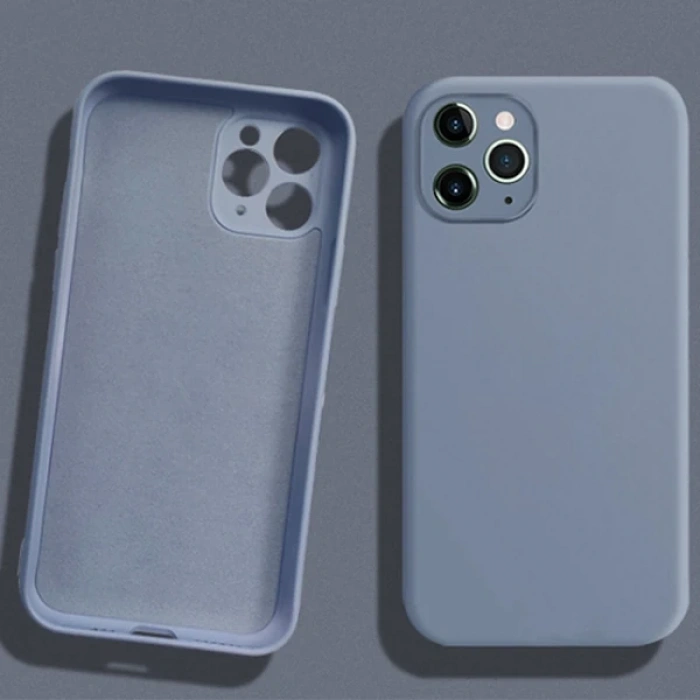 ALLY İPhone 11 Pro Max Kamera Korumalı Lansman Kılıf İçi Kadife Silikon Kılıf-(1903)