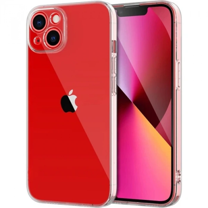 ALLY iPhone 14 6.1inç Crystal Clear Kamera Korumalı Sert PC Kılıf-(1903)