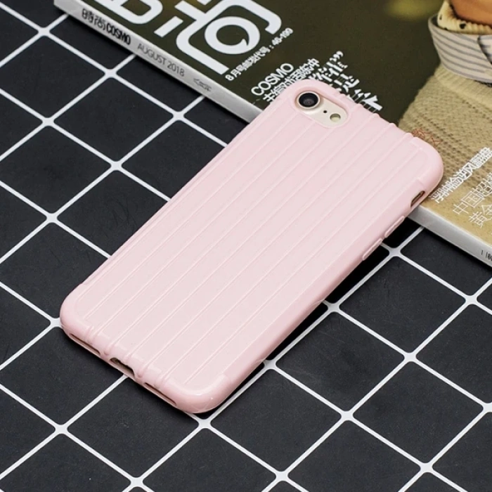 Ally iPhone 8/7/SE 2 (2020) Trunk Lines ince Soft Silikon Kılıf-(1903)