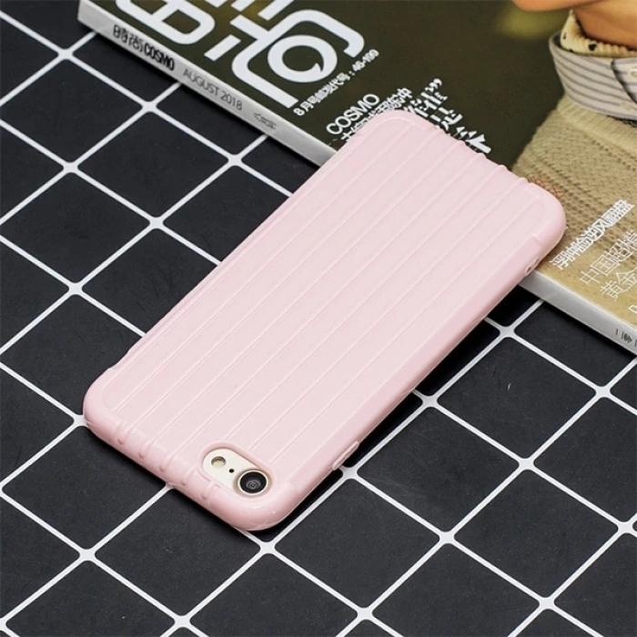 Ally iPhone 8/7/SE 2 (2020) Trunk Lines ince Soft Silikon Kılıf-(1903)