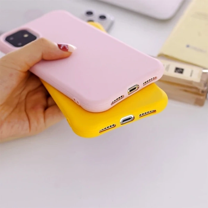 Ally iPhone SE3-SE2 İPhone 8-7 Kılıf Shockproof Tpu Soft Slim Silikon Kılıf-(1903)