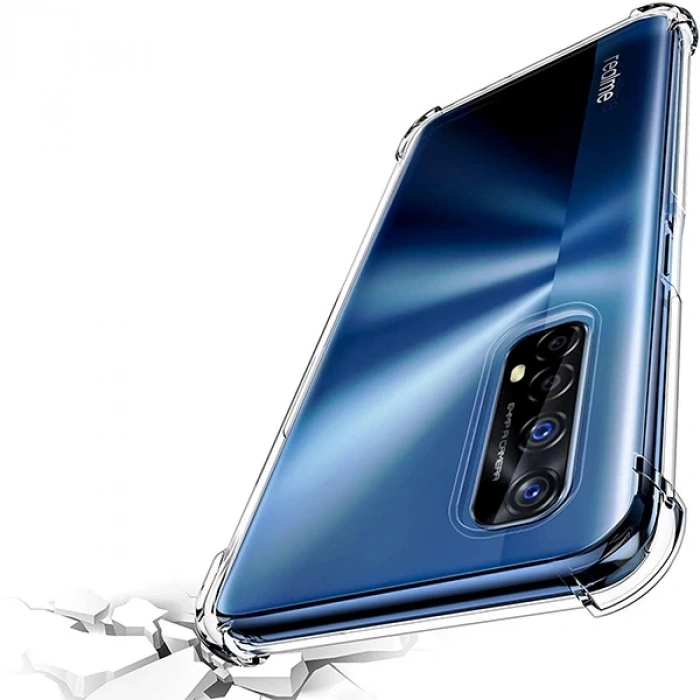 ALLY Oppo Realme 7 Anti-Drop Silikon Kılıf Shockproof Kılıf-(1903)