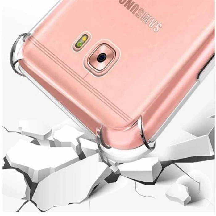 Ally Samsung Galaxy J5 Prime Darbe Emici Şeffaf Silikon Kılıf-(1903)