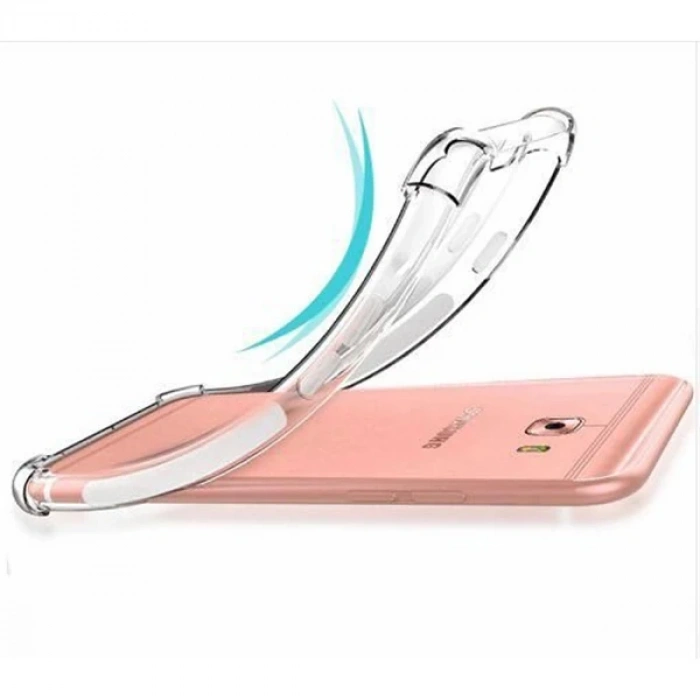 Ally Samsung Galaxy J5 Prime Darbe Emici Şeffaf Silikon Kılıf-(1903)