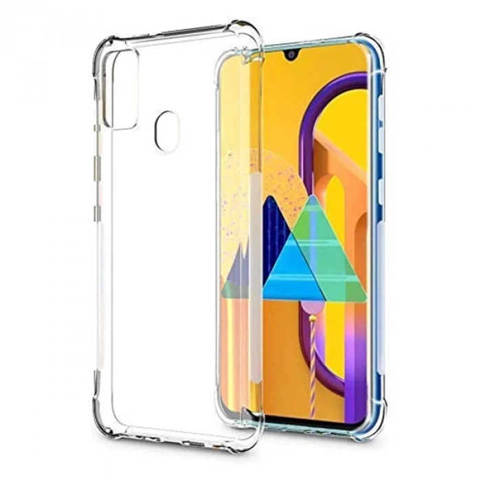 Ally Samsung Galaxy M30S Anti-Drop Darbe Emici Silikon Kılıf-(1903)