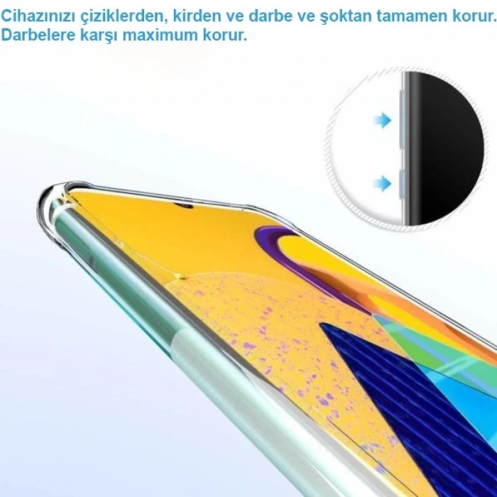 Ally Samsung Galaxy M30S Anti-Drop Darbe Emici Silikon Kılıf-(1903)