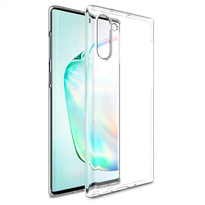 Ally Samsung Galaxy Note 10 Ultra Slim Fit Şeffaf Silikon Kılıf-(1903)