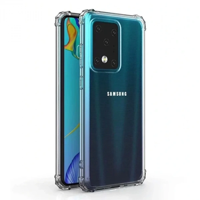 Ally Samsung Galaxy S20+ Ultra Anti-Drop Darbe Emici Silikon Kılıf-(1903)