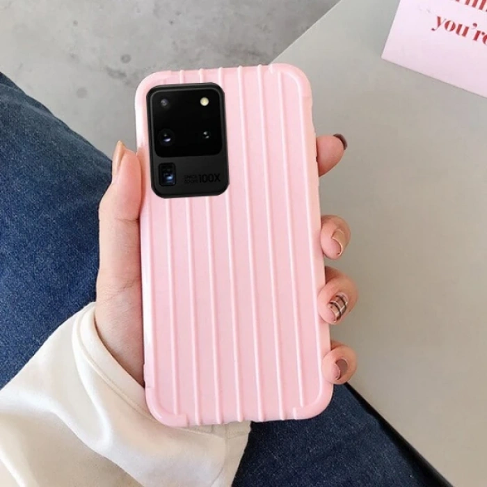 Ally Samsung Galaxy S20 Ultra Trunk Lines ince Soft Silikon Kılıf-(1903)