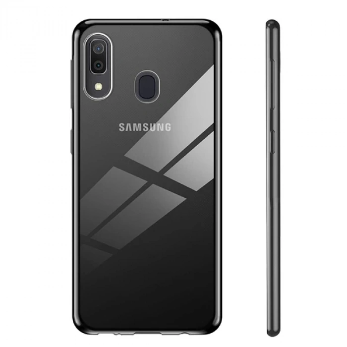 Ally Sm Galaxy A20/A30 Ultra Koruma Soft Şeffaf Silikon Kılıf-(1903)