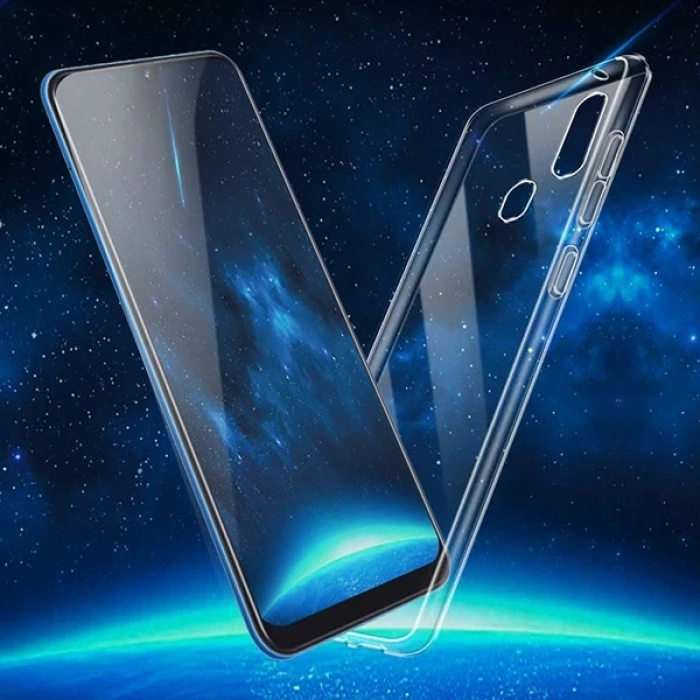Ally Sm Galaxy A20/A30 Ultra Koruma Soft Şeffaf Silikon Kılıf-(1903)