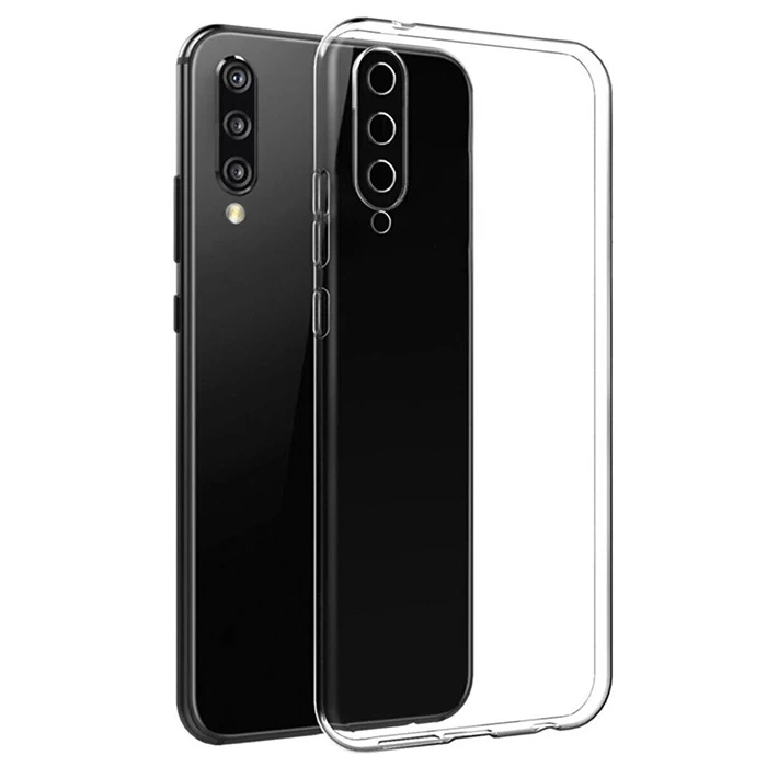 Ally SM Galaxy A70 Kılıf Kamera Korumalı Ultra İnce Şeffaf Silikon Kılıf-(1903)
