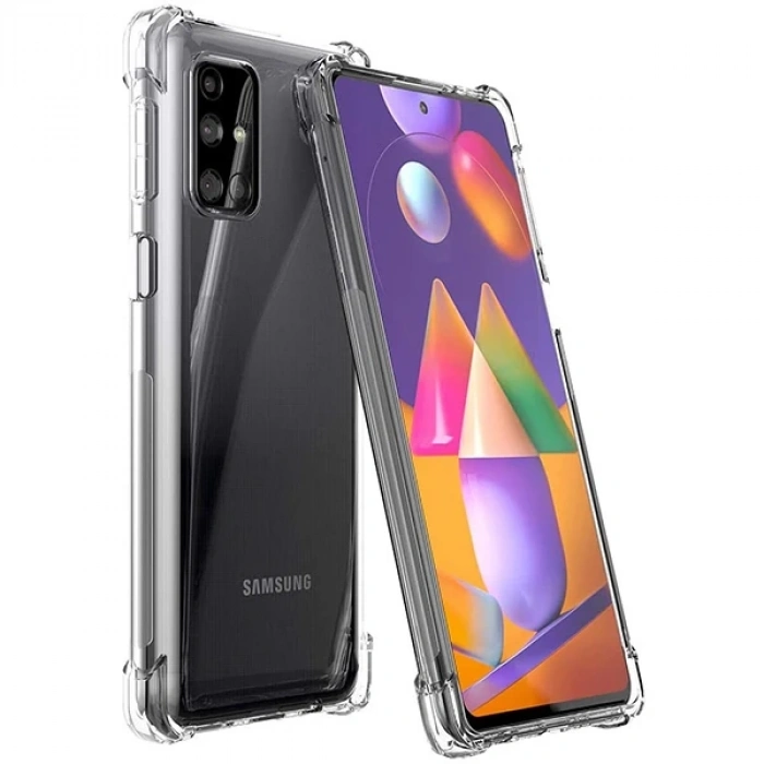 Ally SM Galaxy M31 Anti-Drop Darbe Emici Silikon kılıf Shockproof kılıf-(1903)