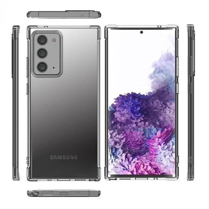Ally SM Galaxy Note 20 Anti-Drop Darbe Emici Silikon kılıf Shockproof kılıf-(1903)