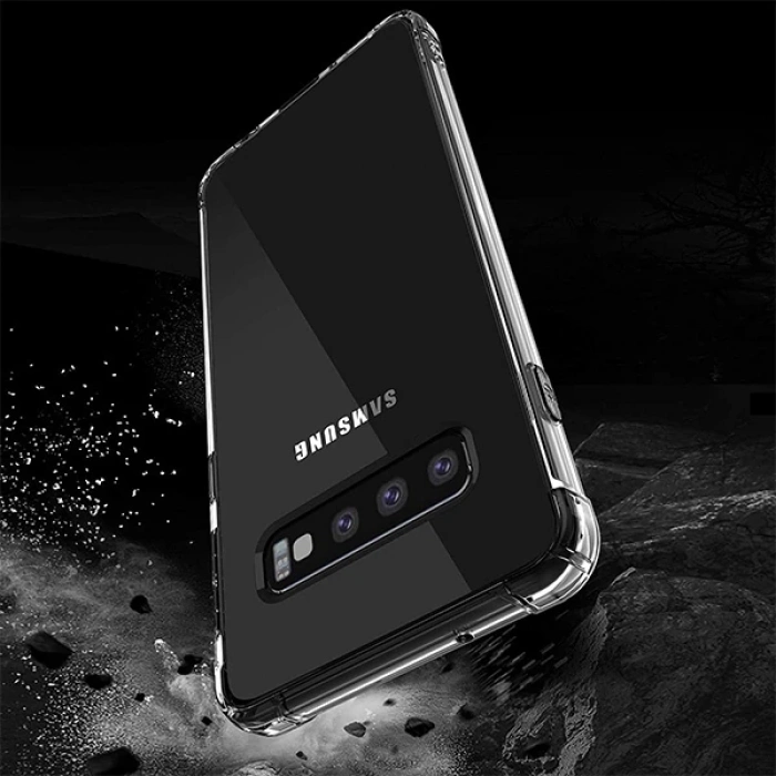 Ally Sm Galaxy S10 Anti-Drop Darbe Emici Silikon Kılıf-(1903)
