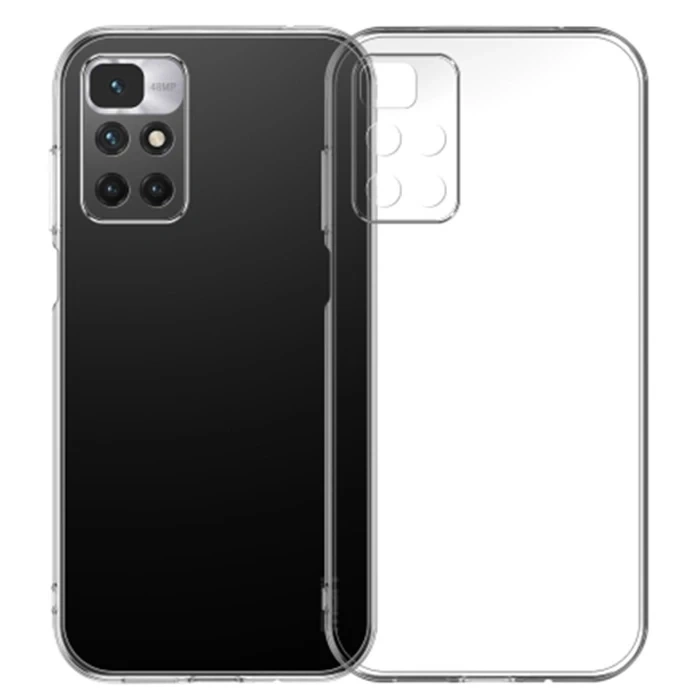 Ally Xiaomi Redmi 10 Kılıf Kamera Korumalı Ultra İnce Şeffaf Silikon Kılıf-(1903)