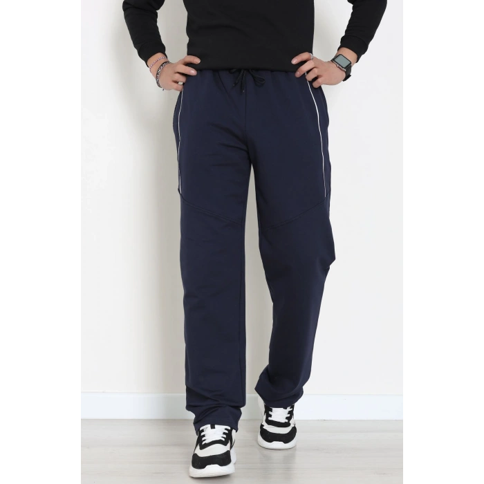 Ara Biyeli 2 İplik Likralı Erkek Eşofman Altı Lacibeyaz - 70900.1938.