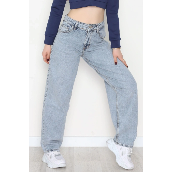 Arkası Tokalı Baggy Kot Pantolon Karyıkama - 31712.2059.