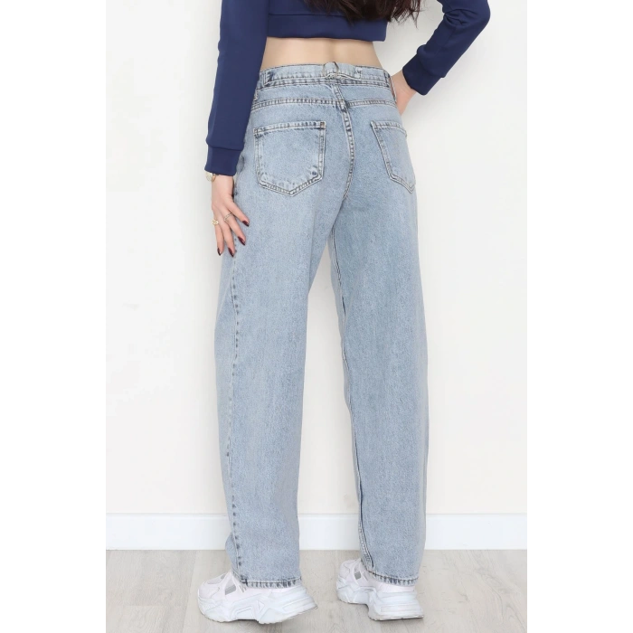 Arkası Tokalı Baggy Kot Pantolon Karyıkama - 31712.2059.